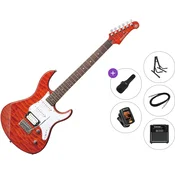 Yamaha Pacifica 212V QM Premium SET Caramel Brown Električna kitara