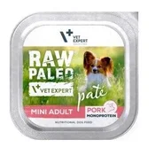VetExpert VETEXPERT Raw Paleo Pte Mini Adult Pork - mokra pasja hrana - 150g