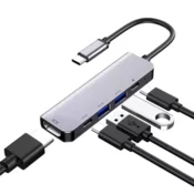 shumee Adapter 5v1 HUB USB-C SC-USH83
