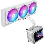 ASUS ROG RYUO IV SLC 360 ARGB white all-in-one liquid cooling system for CPUs