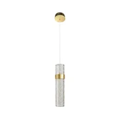LED lestenec na kablu LAGOS LED/8W/230V zlate barve