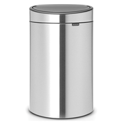 Koš na dotik TOUCH BIN NEW, 40 l, odporen na prstne odtise, mat jeklo, Brabantia