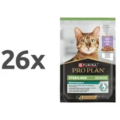 Purina Pro Plan Sterilised Senior vrečka - puran - 85 g 26 x 85 g