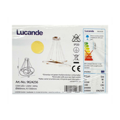 Lucande - LED Zatemnitveni lestenc na vrvici EZANA LED/53W/230V
