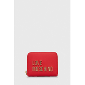 Love Moschino Novčanik BOLD LOVE, zlatna / crvena