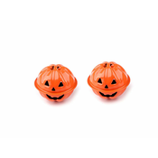 Noč čarovnic z bučami O30, 40 mm - (O30 mm) oranžna (2 kosa)
