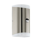 EGLO Carpinera Zidna lampa sa senzorom pokreta, GU10, 2x4.6W, IP44, Hrom