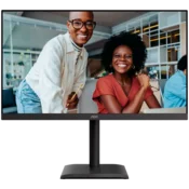 AOC U27E4CV poslovni monitor - 68.6cm (27), 4K UHD (3840 x 2160), IPS, 60Hz, 4ms (GtG), Adaptive Sync, HDR, USB razdelilnik, RJ45, 2x HDMI 2.0, 1x DP 1.4, 1x USB-C (PD 90W, DP alt način) - U27E4CV-A