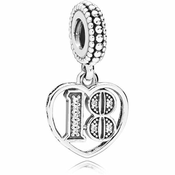 Pandora Obesek iz srebra 18 797262CZ srebro 925/1000