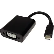 VALUE Value 12.99.3200  adapterski kabel [1x moški konektor USB-C® - 1x ženski konektor VGA] črna  0.10 m, (20417055)