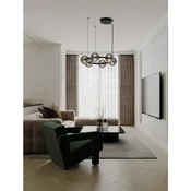 LAS VISILICA LED/3000K/60W/6087Lm/CRNA & ZLATNA & SIVA NL9009135