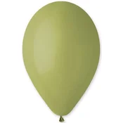 Gemar Pastelno olivno zeleni lateks baloni 98, 33 cm, 50 kosov.