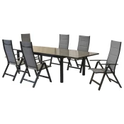 Gardenson Vrtni Set Florenz, 7-Delni, Raztegljiva Miza