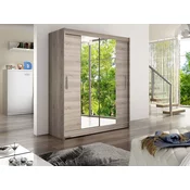 Garderobna omara Atlanta 132 (Tartuf hrast) Tartuf hrast, 200x150x58cm, Vrata omare: Drsna