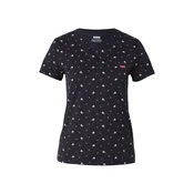 LEVIS  Majica PERFECT rjava/pastelno roza/rdeča/črna