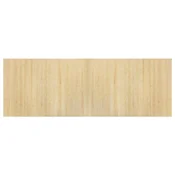 Vidaxl Preproga pravokotna svetlo naravna 70x200 cm bambus