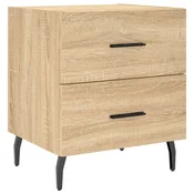 Vidaxl Nočna omarica sonoma hrast 40x35x47,5 cm inženirski les