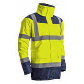 Signalizirajuća zaštitna Hi-viz jakna KETA žuto-plava