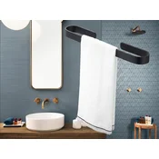 Verkgroup Aluminijasti stenski obešalnik za brisače – držalo 30cm