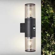 slomart stenska luč brilliant sergioro zunanjost senzor gibanja črna 20 w