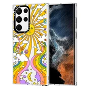 Infostyle Ovitek MOSNOVO za Samsung Galaxy S22 Ultra- 70s Groovy Psychedelic Art