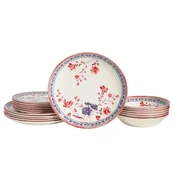 Creatable Jedilni Servis Cottage Bunt, 18-Delni