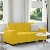 Dvosjed Kauc Žuti 180x78x84 cm Baršun