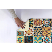 tulup.si Tepih za kopalnico Azulejo 75x45 cm Bela