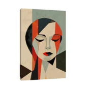 Canvas Slika na platnu Red lady, Bez rama, 30x45 cm