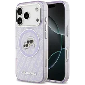 Karl Lagerfeld OVITEK KARL LAGERFELD IML Z BLEŠČICAMI KARL & CHOUPETTE LOGO GEADS MAGSAFE