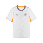 PUMA Iceland 2026 Away Jersey Youth, Performance, White/Cool Dark Gray, 9-10Y