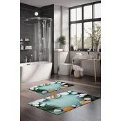 Lessentiel Maison Set prostirki za kupatilo CT-5193, 2 Komada, Svetloplava