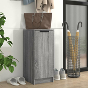 vidaXL Omarica za čevlje siva sonoma 30x35x70 cm konstruiran les