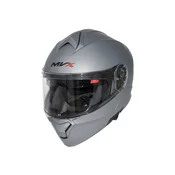 MVX 935SV Flip Up kaciga za motor, siva, velicina M