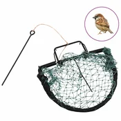 Greatstore Past za ptice zelena 20 cm jeklo