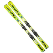 Fischer RC4 NOIZE ST YELLOW SUPERFLEX + RC4 Z12 GW, set race skija, žuta P06325