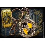 Harry Potter obesek z grbom Hufflepuff Noble Collection