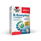 DOPPEL HERZ Kompleks B vitamina i folna kiselina 45 tableta 114896