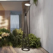 Karman LED zunanja svetilka Ikonika, črna, višina 180 cm IP55 - Dizajn - črna mat - Aluminij
