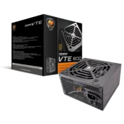 Cougar VTE 600 adapter za napajanje, 80 Plus Bronze, 12V DC izlaz, 600 W, PCIe 4.0, crna (CGR BS-600)