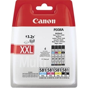 Canon - Komplet tinta Canon CLI-581 XXL (BK/C/M/Y), original + foto papir (1998C005AA)