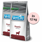 Farmina Vet Life Hepatic Canine 2 x 12 kg