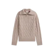 TOMMY HILFIGER Pulover svetlo rjava