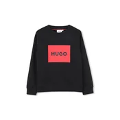 HUGO pulover otroški z bombažem