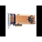 QNAP QM2-4P-384 interface cards/adapter PCIe Internal