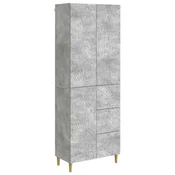 vidaXL 2 pcs Betonsko siva