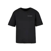 Womens T-shirt Sweet Blossom And Beauty Tee - black