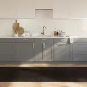 Tepih pravokutni tamnosmedi 100 x 300 cm od bambusa