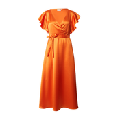 VILA Obleka CAROLINE, oranžna