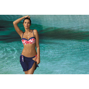Marina Blu Scuro M-290 navy swimsuit blue-red (118) As in the picture